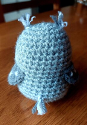 Amigurumi Crochet Owl in a Towel
