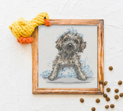 Bothy Threads Bubbles And Barks Cross Stitch Kit - 26 x 26cm