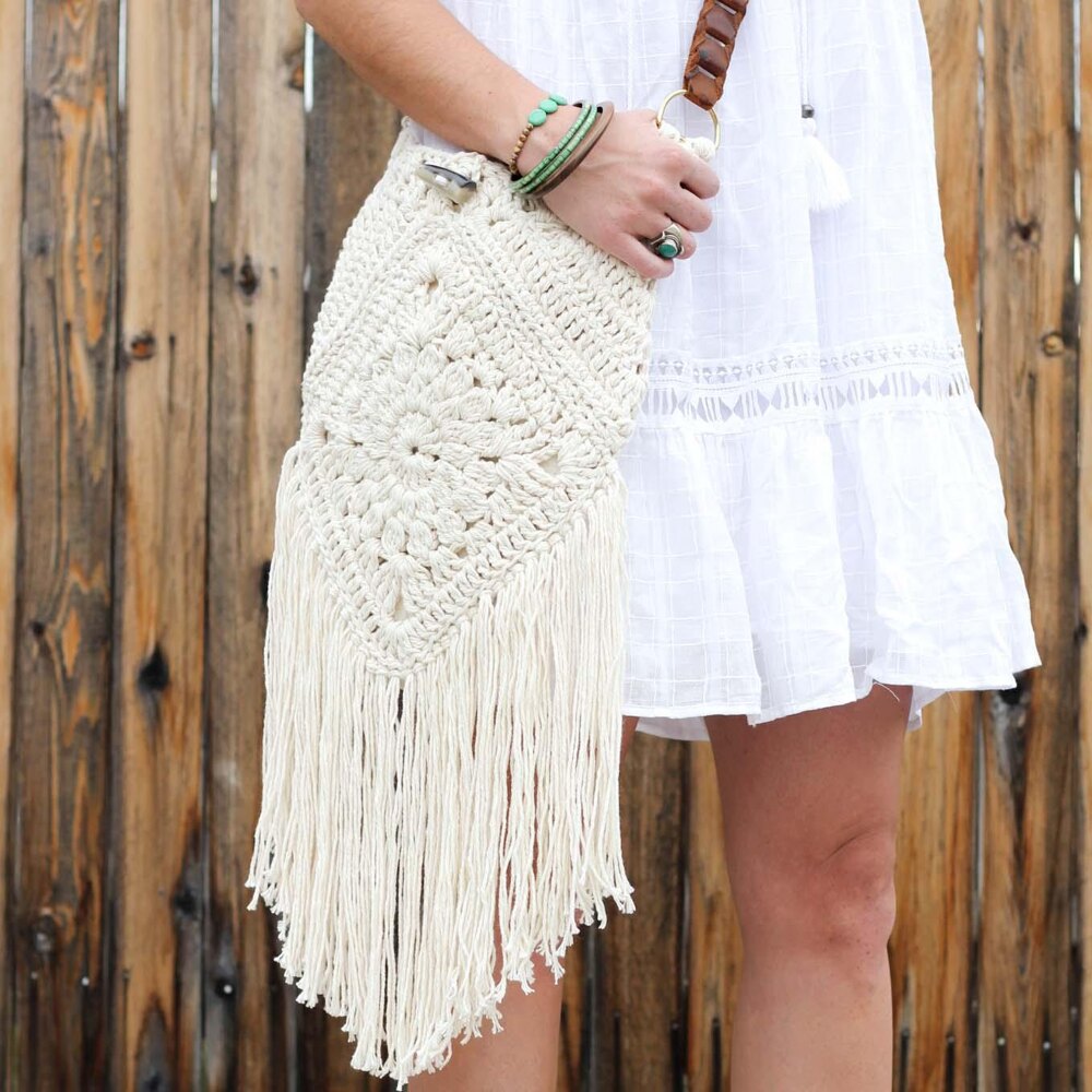 Bernat Boho Inspired Crochet Bag