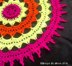 Sun Mandala Crochet Doily Pattern For Home Decor