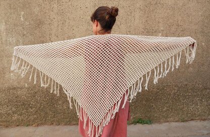 Barley seed shawl