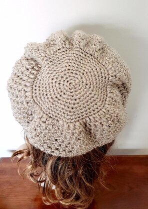 Puff Stitch Tam and Brimmed Hat