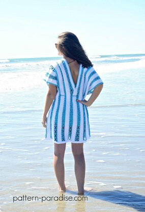 Beach Day Cover Up Tunic Crochet pattern by Pattern Paradise LoveCrafts