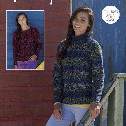 Sweaters in Hayfield Illusion DK - 7858- Downloadable PDF