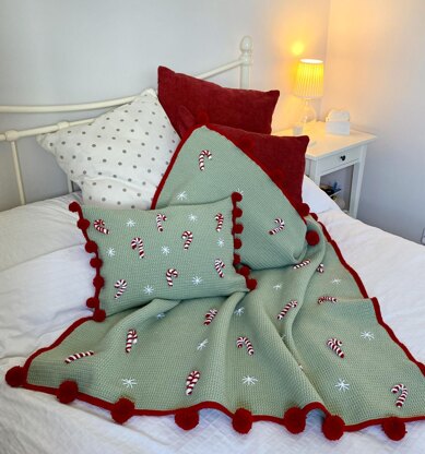 Candy discount cane blanket