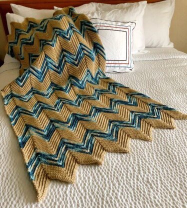 Crochet Chevron Blanket Pattern