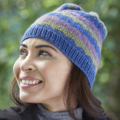 1030 Teasdale - Hat Knitting Pattern for Adults in Valley Yarns Westfield