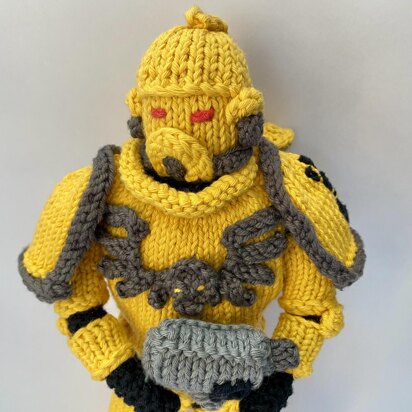Imperial Fist Space Marine Doll