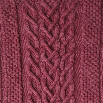 Warm Legan Cabled Stole