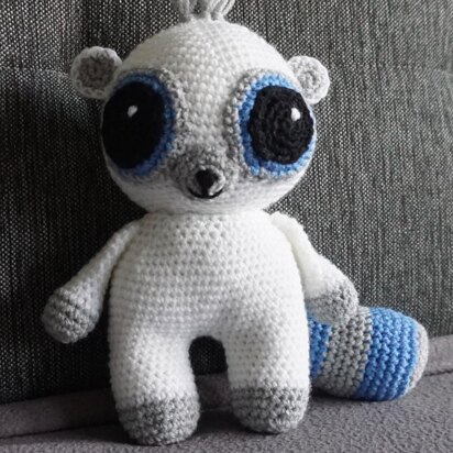 Crochet Pattern Raccoon Mr. Ed!