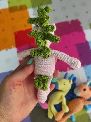 Amigurumi Unicorn Keychain