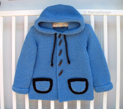 Blue Hooded Jacket