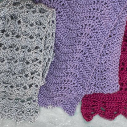 Three Lace Scarves