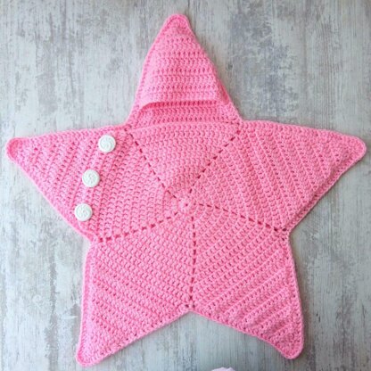 Crochet Baby Star Blanket Wrap Cozy