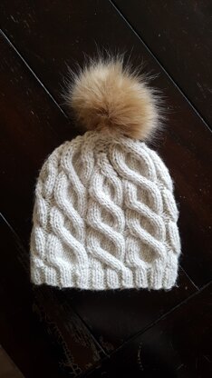 Chunky Women's  Cabled Beanie