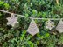 Christmas tree jute garland