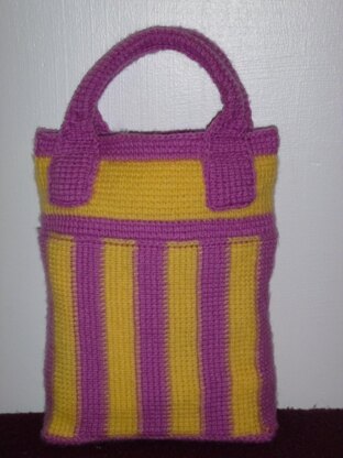Tunisian Crochet Handbag