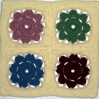 Mosaic Four-Patch - 12" square