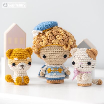 Royal Family Crochet Pattern by AradiyaToys Shiba Inu Amigurumi Tutorial King DIY Handmade Queen Animals Crochet Patterns (Olka Novytska)