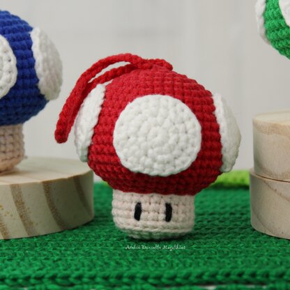 Power-Up Mushroom Amigurumi Pattern – Digital PDF