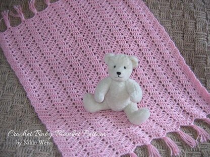 Simply Soft Crochet Car Seat Baby Blanket