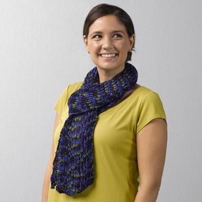 688 Marguerite Scarf - Knitting Pattern for Women in Valley Yarns Leyden