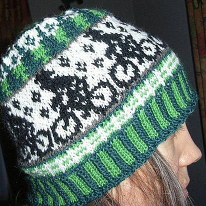 Mountain bike beanie - knitting pattern