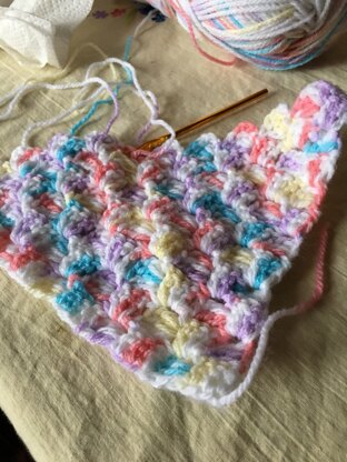 Crochet Corner-To-Corner Throw