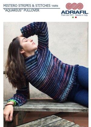Aquarius Sweater in Adriafil Mistero - Downloadable PDF