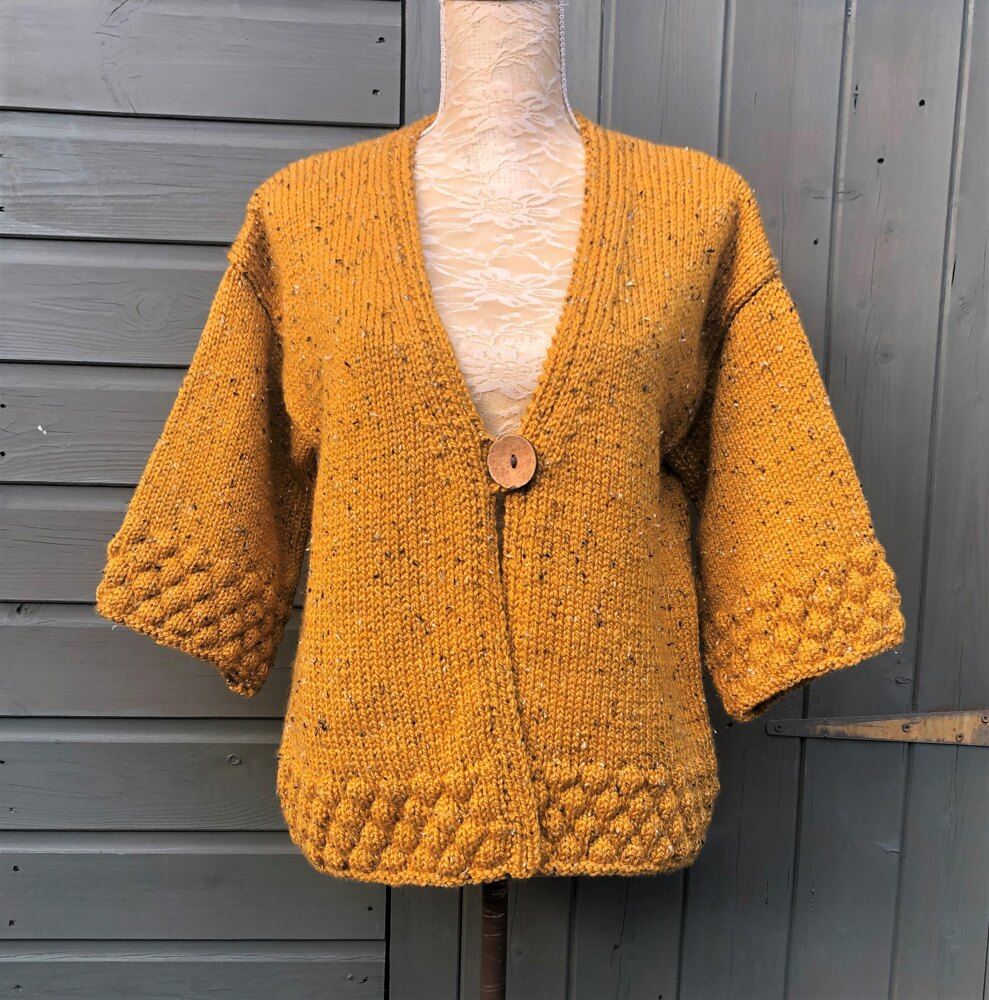 eaphi　HONEYCOMB KNIT CARDIGAN 1000x1000