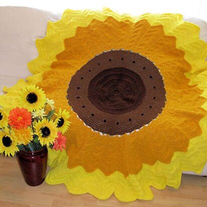 Stunning Sunflower Afghan