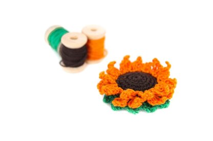 Crocheted Sunflower