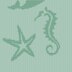 Sea blanket Knitting Pattern, Knit and Purl only
