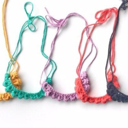 Bobble Stitch Necklace