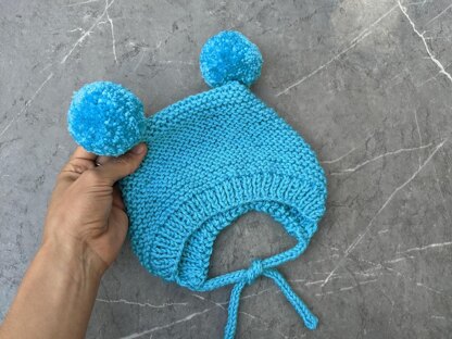 Knit Baby Bonnet