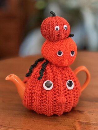 Balancing Pumpkins for a 2 cup tea pot