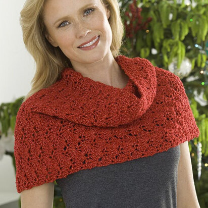 Crochet Shells Mobius in Red Heart Holiday - LW1884 - Downloadable PDF