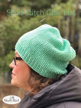 Seed Stitch Chic Hat