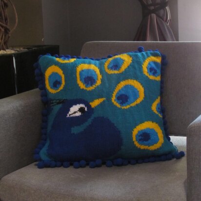 True Colours Peacock Cushion