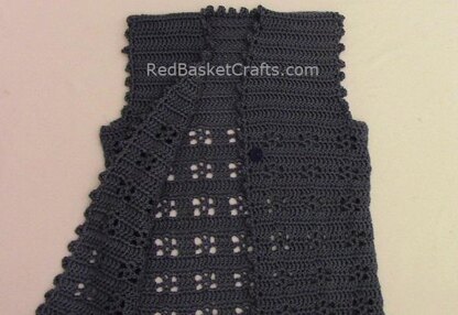 Petal Vest - Easy Double Crochet