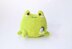 Plush meme knife frog