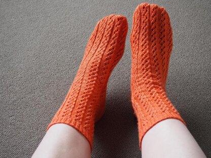 Ribbon Curl Socks