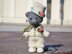 Сrochet pattern: Doll Clothes set PDF Outfit Mr. Valentino for Little animal toy