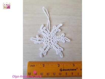 Crochet snowflake 91