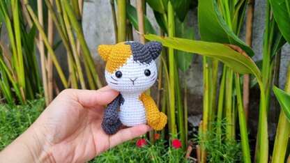 Crochet Calico Kitten, Crochet Calico Cat, Amigurumi Cat Crochet, Crochet Animals, Amigurumi Pattern