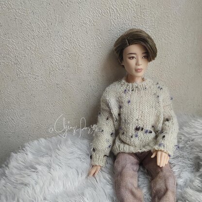 Pullover for BTS Barbie Ken doll