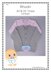 Rhodri Baby Unisex Knitting Pattern 20" chest and 22" chest size