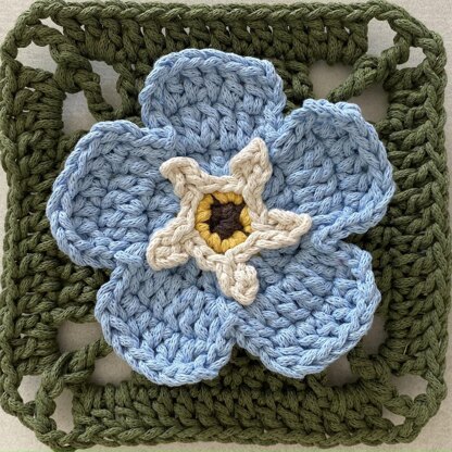 Forget me not Granny Square