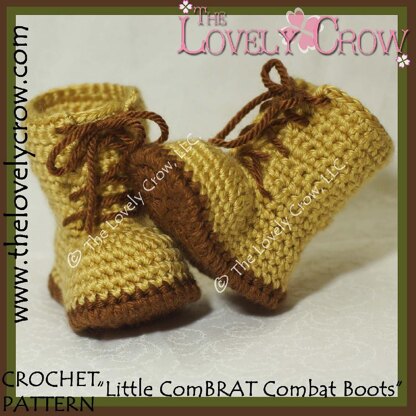 Little ComBrat Combat Boots