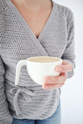 Cherry Blossom Wrap Cardigan